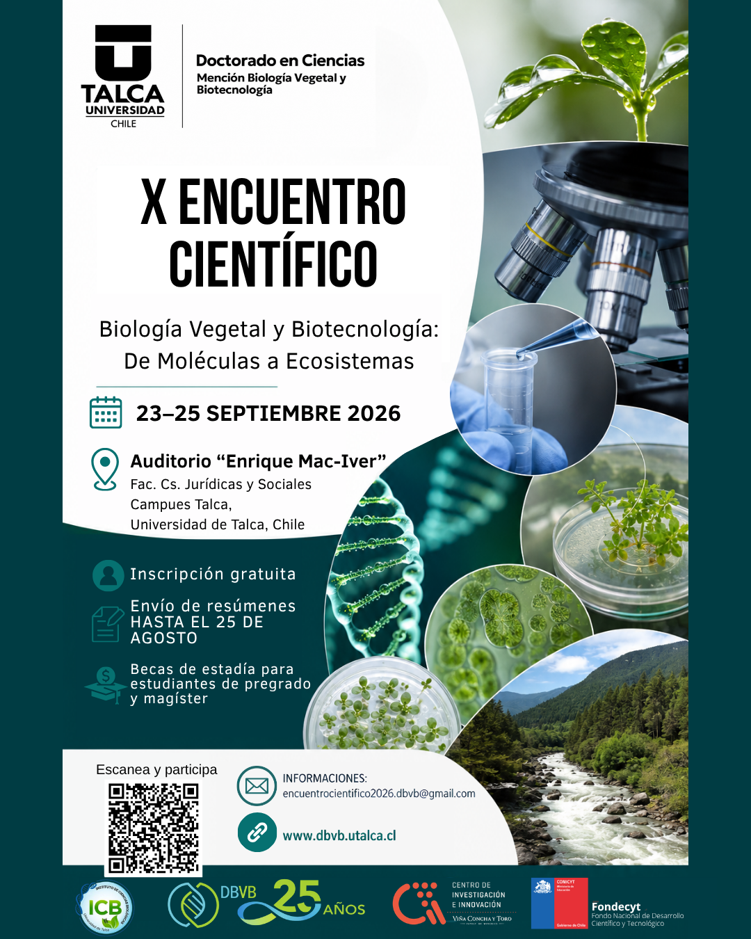 Ampliamos el plazo para envío de resúmenes para el X Encuentro Científico